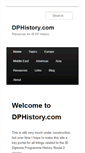 Mobile Screenshot of dphistory.com
